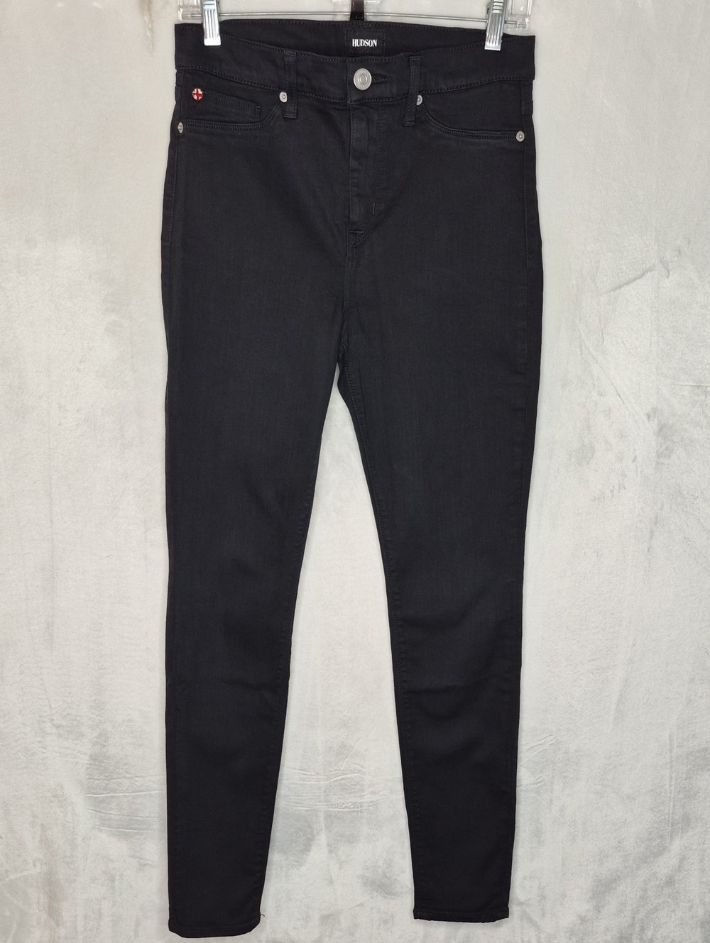 Hudson‎ Jeans Blair Super Skinny Denim Jeans Black Size 29